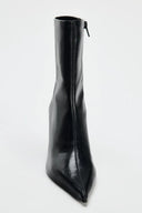 Bottines à talons noires Zara