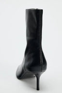 Bottines à talons noires Zara