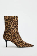Bottines à talons léopard Zara