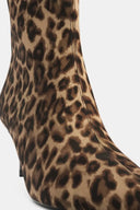 Bottines à talons léopard Zara